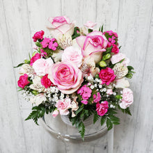 画像をギャラリービューアに読み込む, FA-01 アレンジメント(S)季節のお花(ピンク)
