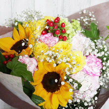 画像をギャラリービューアに読み込む, HB-02 花束ブーケタイプ(M)季節のお花(ミックス)